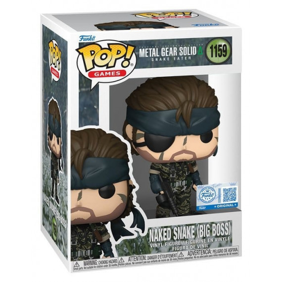 FUNKO Pop Naked Snake (big Boss) Metal Gear Solid 3 Exclusivo 1159