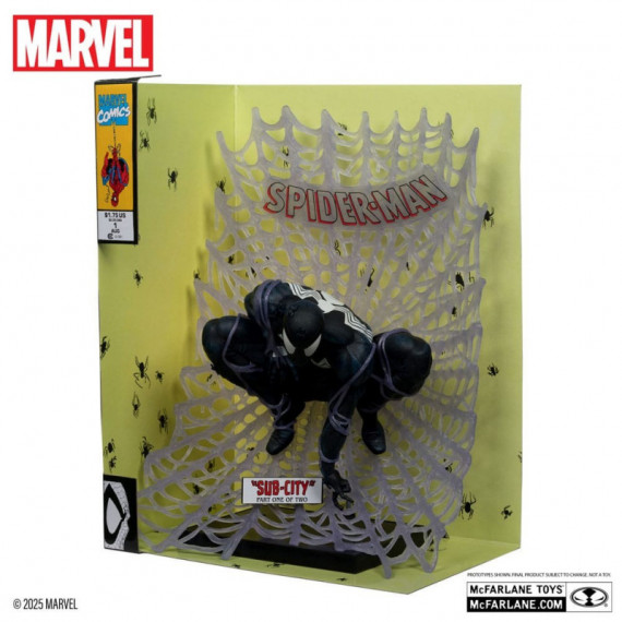Figura 1/6 Spiderman Black Suit Marvel Collection  MC FARLANE TOYS