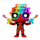 FUNKO Pop Deadpool con Ganas de Cumpleaños Marvel 783