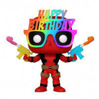 FUNKO Pop Deadpool con Ganas de Cumpleaños Marvel 783
