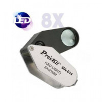 Pros Kit Lupa Bolsillo MA-014 8X/LED HRV1014  PROSKIT