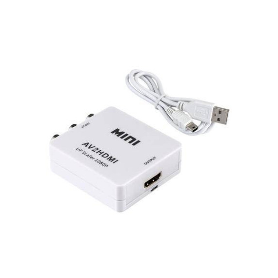 ACTVH238 Convertidor Video Analogico (rca) Entrada  a Digital (hdmi) Salida AV2HDMI  NIMO