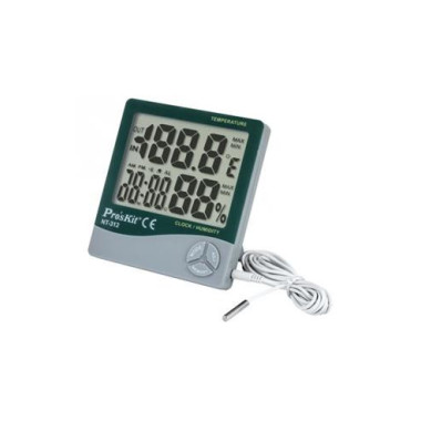 PROSKIT TESNT312 Medidor Digital Temperatura/Humedad Ambiente NT-312 CON SENSOR PARA EXTERIORES