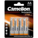 CAMELION Pack 4 Pilas Aa Recargable 2700MAH 1.2V BAT375