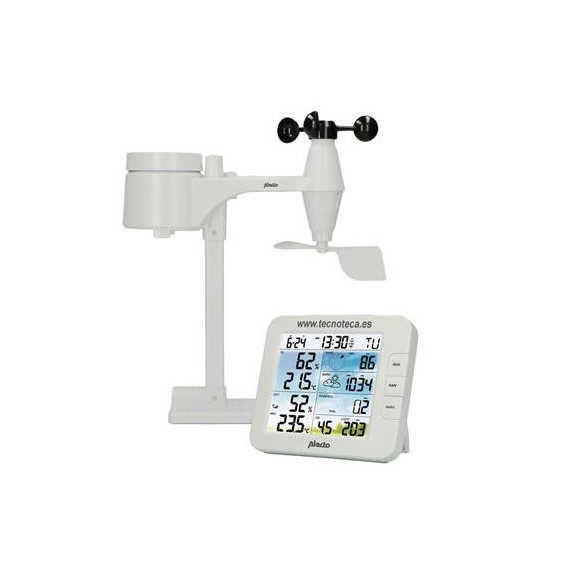 ALECTO HOG097 Estacion Metereologica Inalambrica 8 en 1 Wi-Fi WS5400