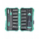 PROSKIT Destornillador Con 54 Puntas HRV7658