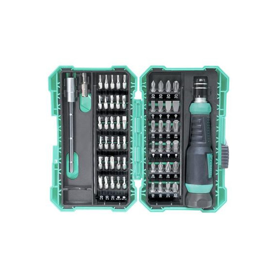 PROSKIT Destornillador Con 54 Puntas HRV7658