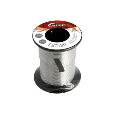 NIMO bobina de  Hilo De Esta&ntilde;o 1mm/100g, 605n/38pb/2cu  EST130