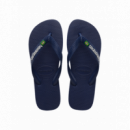 Calzado Sandalias HAVAIANAS Brasil Logo Azul Marino