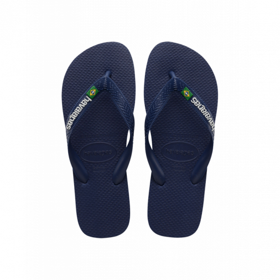 Calzado Sandalias HAVAIANAS Brasil Logo Azul Marino