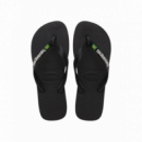 Calzado Sandalias HAVAIANAS Brasil Logo Negro