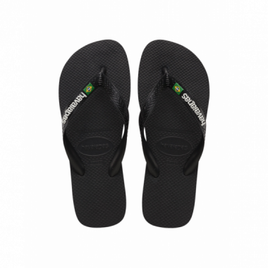 Calzado Sandalias HAVAIANAS Brasil Logo Negro
