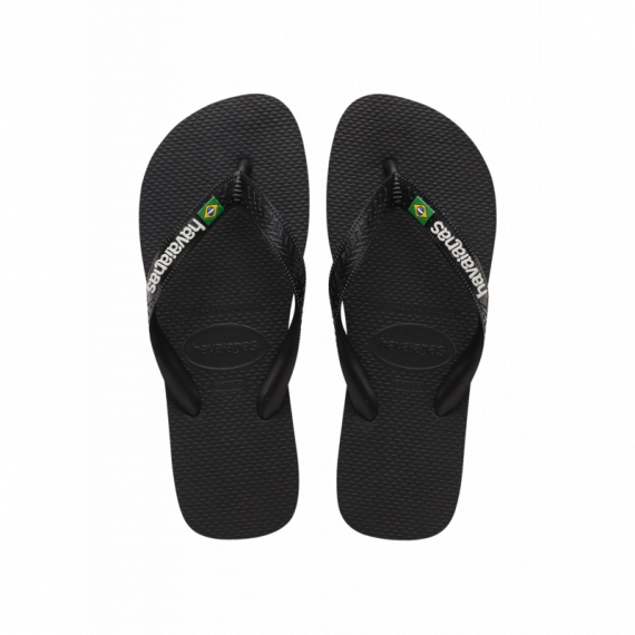 Calzado Sandalias HAVAIANAS Brasil Logo Negro
