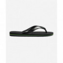 Calzado Sandalias HAVAIANAS Brasil Logo Negro