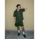 Bermudas Shorts LIBERTINE LIBERTINE Aware 3627 Olive Camo