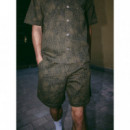 Bermudas Shorts LIBERTINE LIBERTINE Aware 3627 Olive Camo