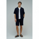 Bermudas SALSA JEANS Lino Dark Blue