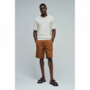 Bermudas SALSA JEANS Denim Ligero Marrón