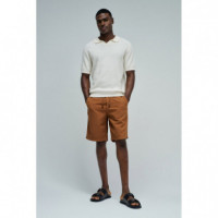 Bermudas SALSA JEANS Denim Ligero Marrón
