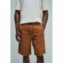 Bermudas SALSA JEANS Denim Ligero Marrón