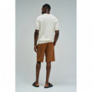 Bermudas SALSA JEANS Denim Ligero Marrón