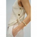 Camisetas Mujer Top SALSA JEANS Lurex Light Beige