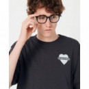Camisetas Hombre Camiseta WE ARE NOT FRIENDS Union Love Antra Boxy