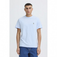 Camisetas Hombre Camiseta !SOLID Uwe Skyway Blue