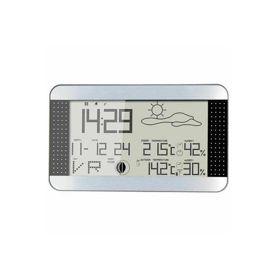 ALECTO Estacion Barometrica WS-1700 Temperatura Interior/Exterior/Humedad con Sensor Exterior