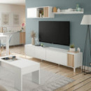 MÓDULO SALÓN TV 200X47X40CM BL. ARTIK/NATUR ETHNA MOMI