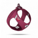 CURLI Perro Arnes Air-mesh Burdeos 2XS 30-34 Cm