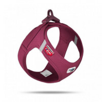 CURLI Perro Arnes Air-mesh Burdeos 2XS 30-34 Cm