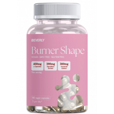 Burner Shape For Her BEVERLY - 90 Vegan Caps
