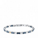Pulsera de Acero con Diseño de Cerámica  MASERATI