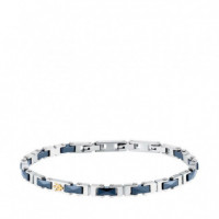 Pulsera de Acero con Diseño de Cerámica  MASERATI
