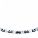 Pulsera de Acero con Diseño de Cerámica  MASERATI