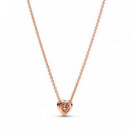 Collar Brillante Corazón 388425C01  PANDORA