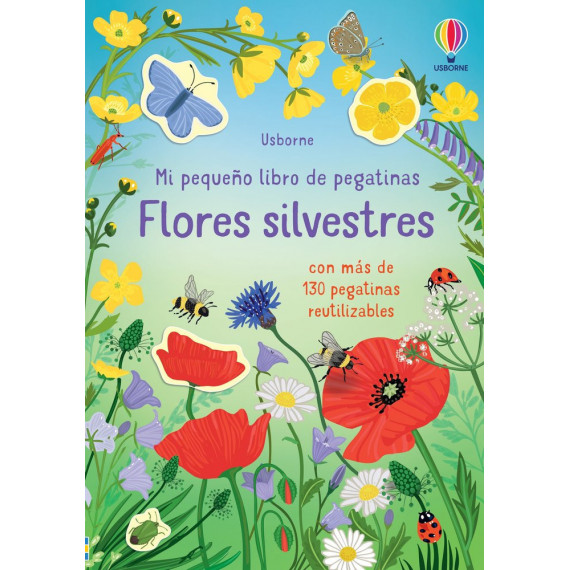 FLORES SILVESTRES PEQUE�O LIBRO PEGATINA