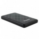 CAJA EXTERNA TOOQ 2.5 SSD SATA USB 3.1 BLACK