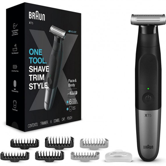 BRAUN Afeitadora XT5200 Barba y Cuerpo