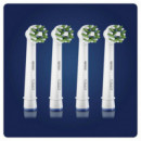 BRAUN Oral-b  EB50-4/WE Cross Action 4 Und Cabezales de Recambio
