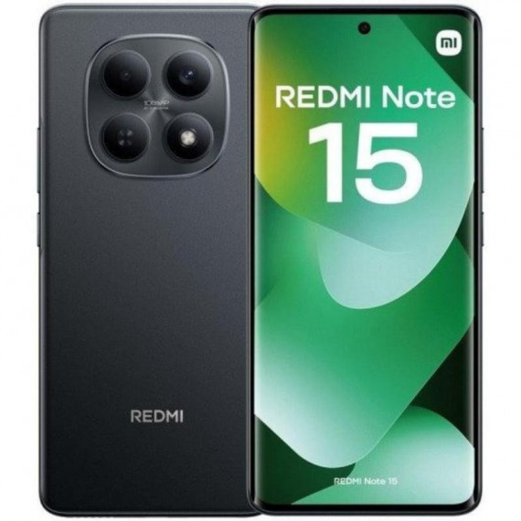 Smartphone Xiaomi Redmi Note 15 4G Negro, 8GB RAM, 256GB Almacenamiento y Cámara 108MP