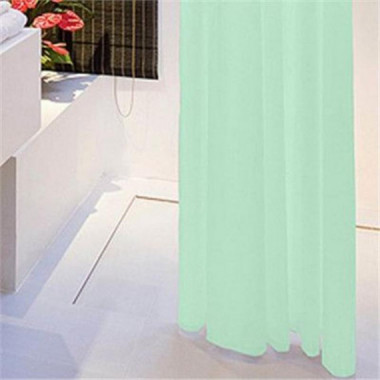 Cortina de Ba&ntilde;o HBS 140x180 cm Verde PEVA