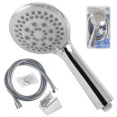Conjunto de Ducha HBS Pandera Inox con 5 Funciones Cromado