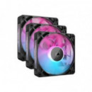 Ventilador Corsair iCUE LINK RX120 RGB PWM 120mm 3 Unidades Negro (CO-9051018-WW)
