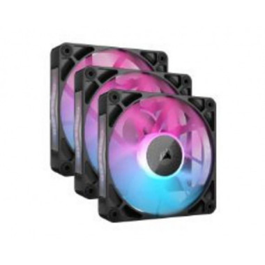 Ventilador Corsair iCUE LINK RX120 RGB PWM 120mm 3 Unidades Negro (CO-9051018-WW)