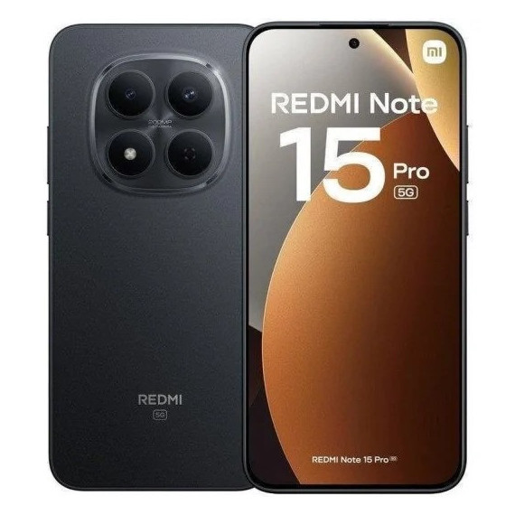 Smartphone XIAOMI Redmi Note 15 Pro 6.83" 8GB/512GB/200MP/NFC/5G Black