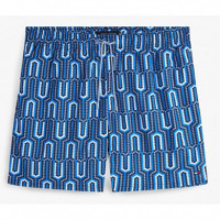 TOMMY HILFIGER - Medium Drawstring Print - 0G4 - F|UM0UM03491/0G4