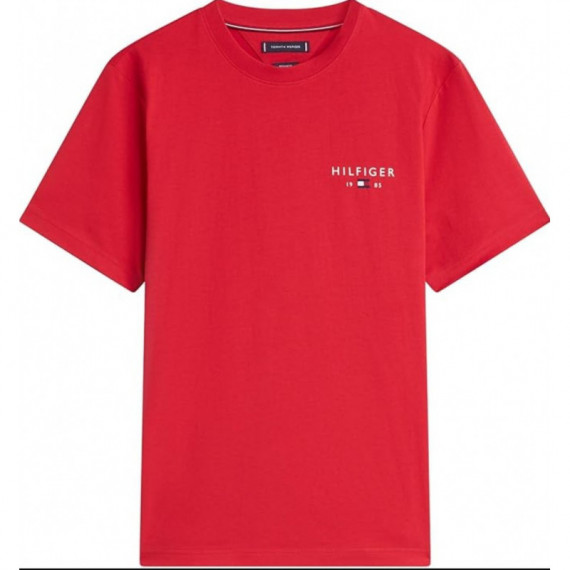 TOMMY HILFIGER - BRAND LOVE SMALL HILFIGER TEE - XLD - F|MW0MW41456/XLD