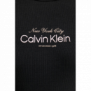 Camiseta Calvin Klein Negra
